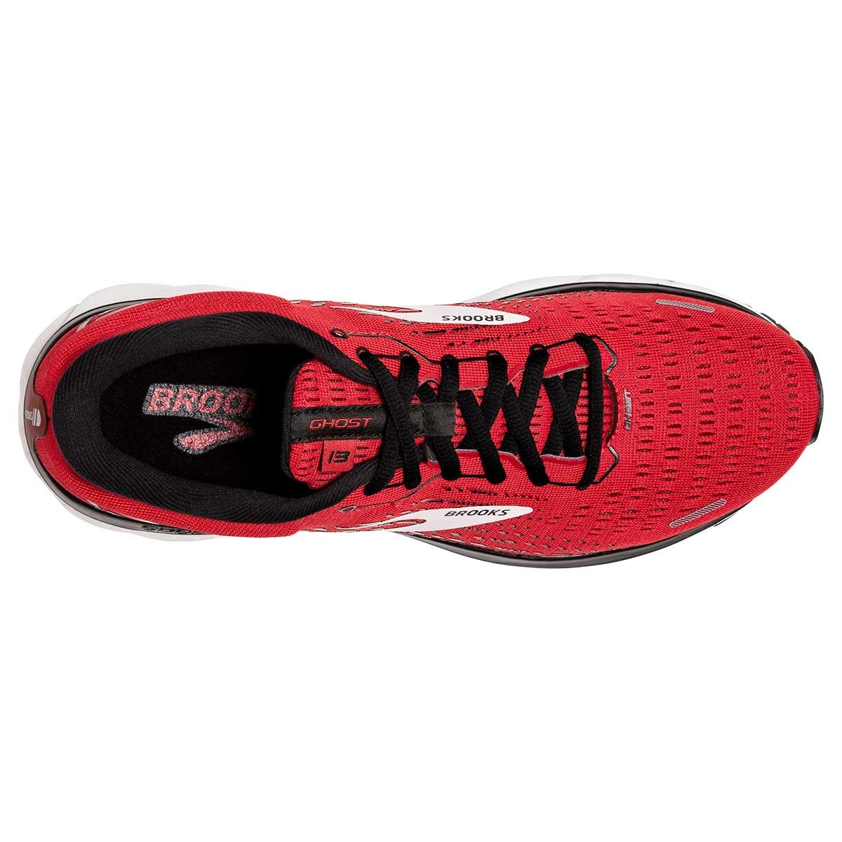 Brooks Ghost 13 - High Risk Red - Black - White