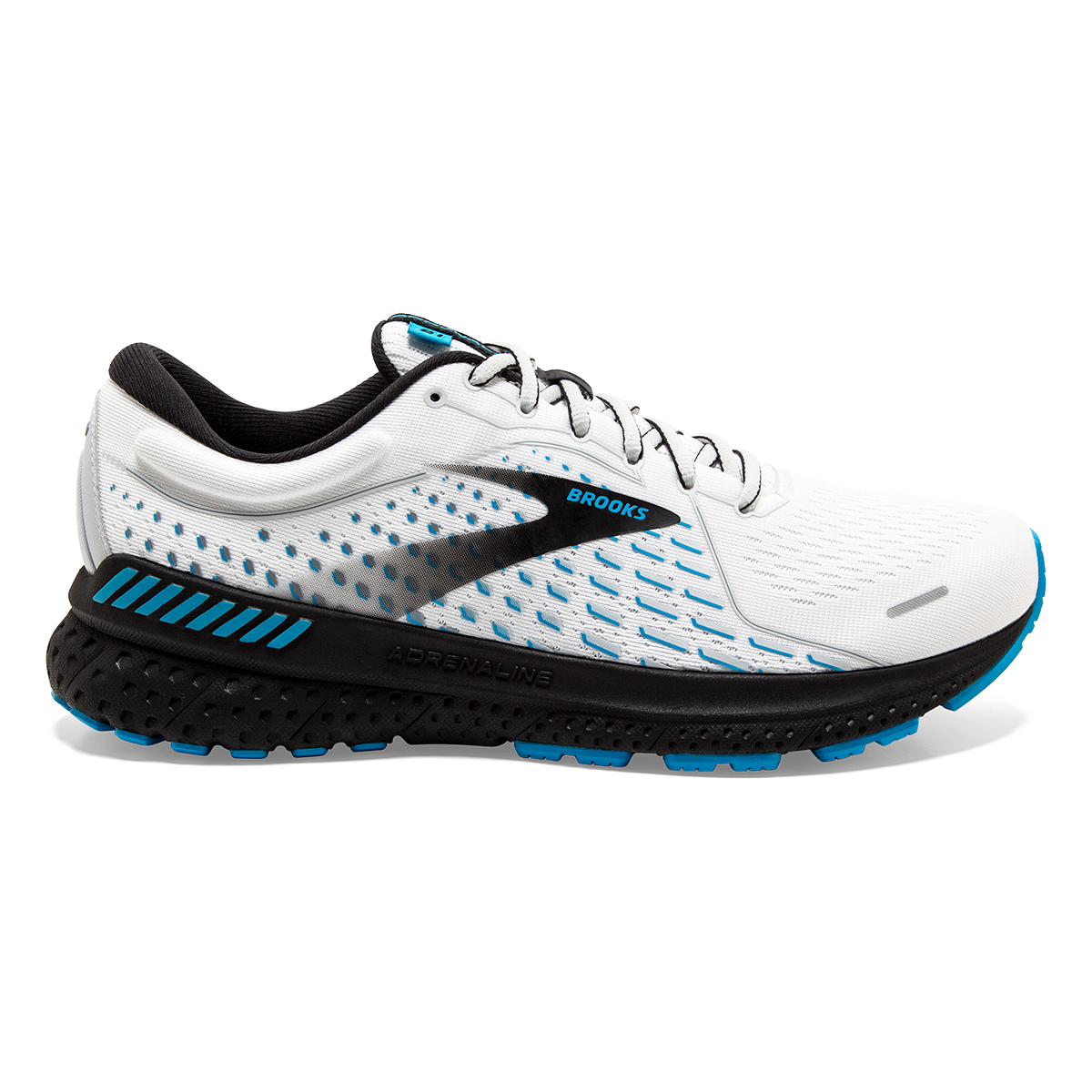 Brooks Adrenaline GTS 21 - White - Grey - Atomic Blue