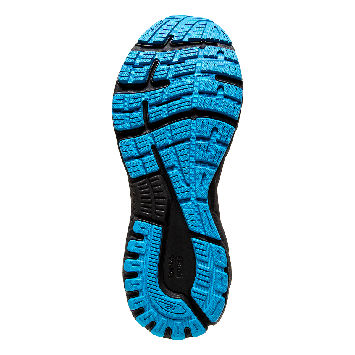 Brooks Adrenaline GTS 21 - White - Grey - Atomic Blue