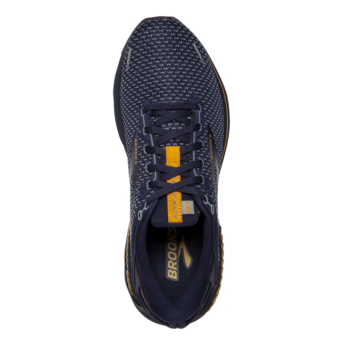 Brooks Adrenaline GTS 22 - Peacoat - Grey - Sunflower