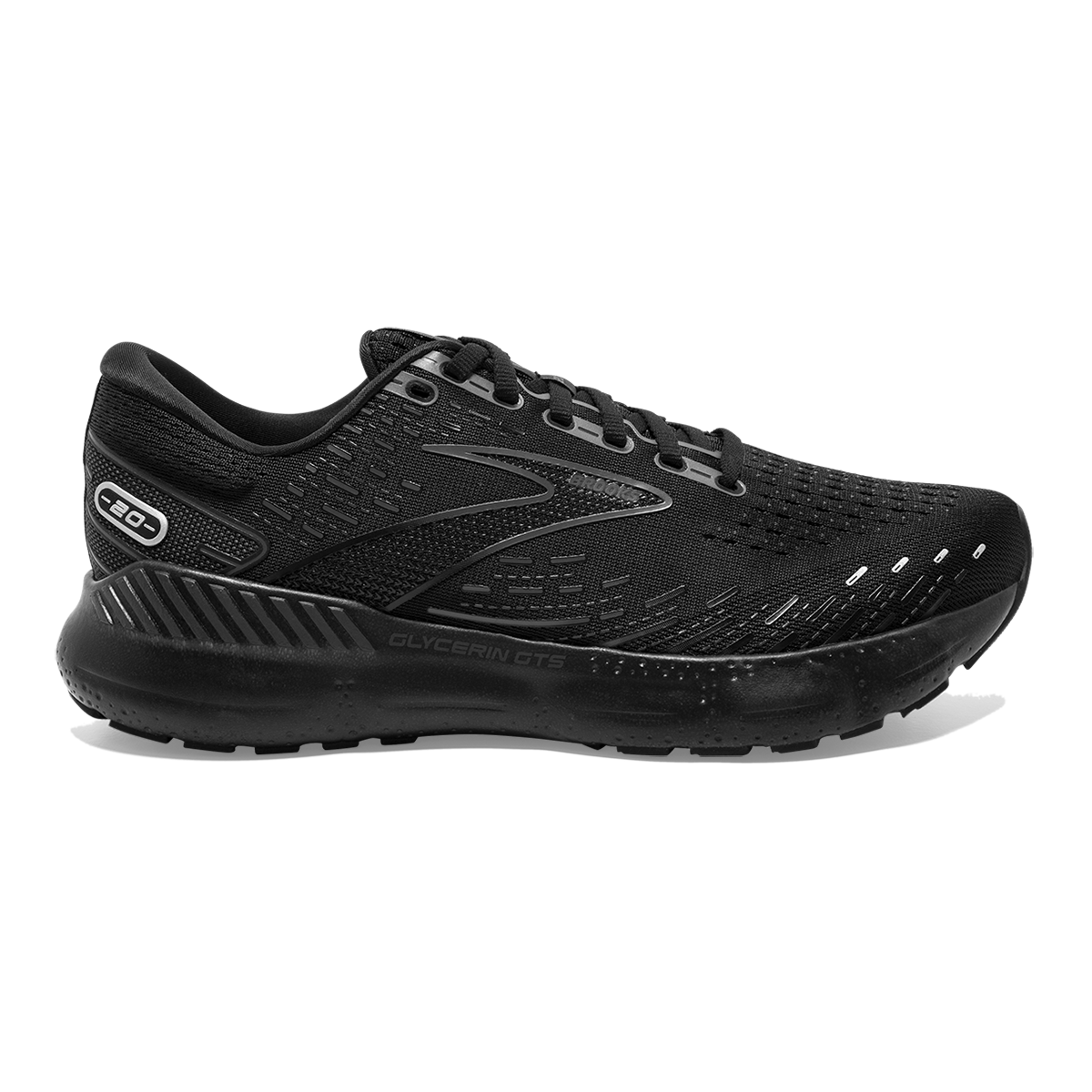 Brooks Glycerin GTS 20 - Black - Black - Ebony