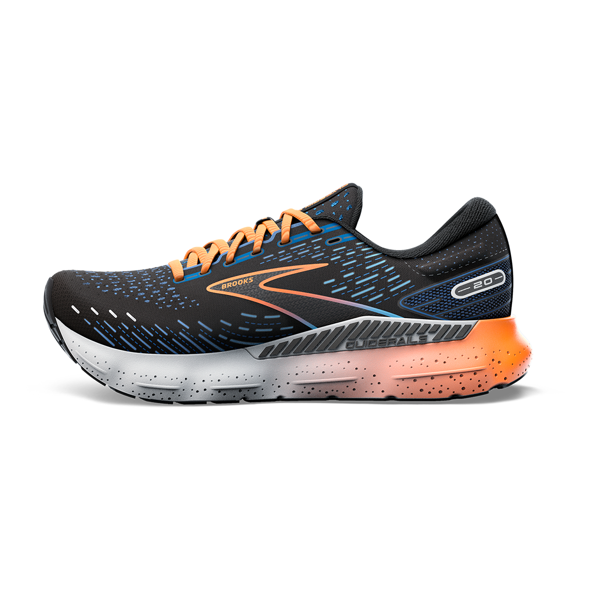 Brooks Glycerin GTS 20 - Black - Classic Blue - Orange