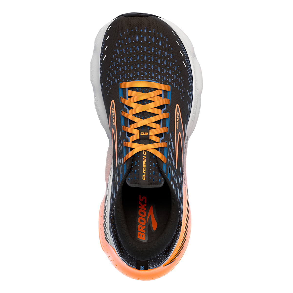 Brooks Glycerin GTS 20 - Black - Classic Blue - Orange