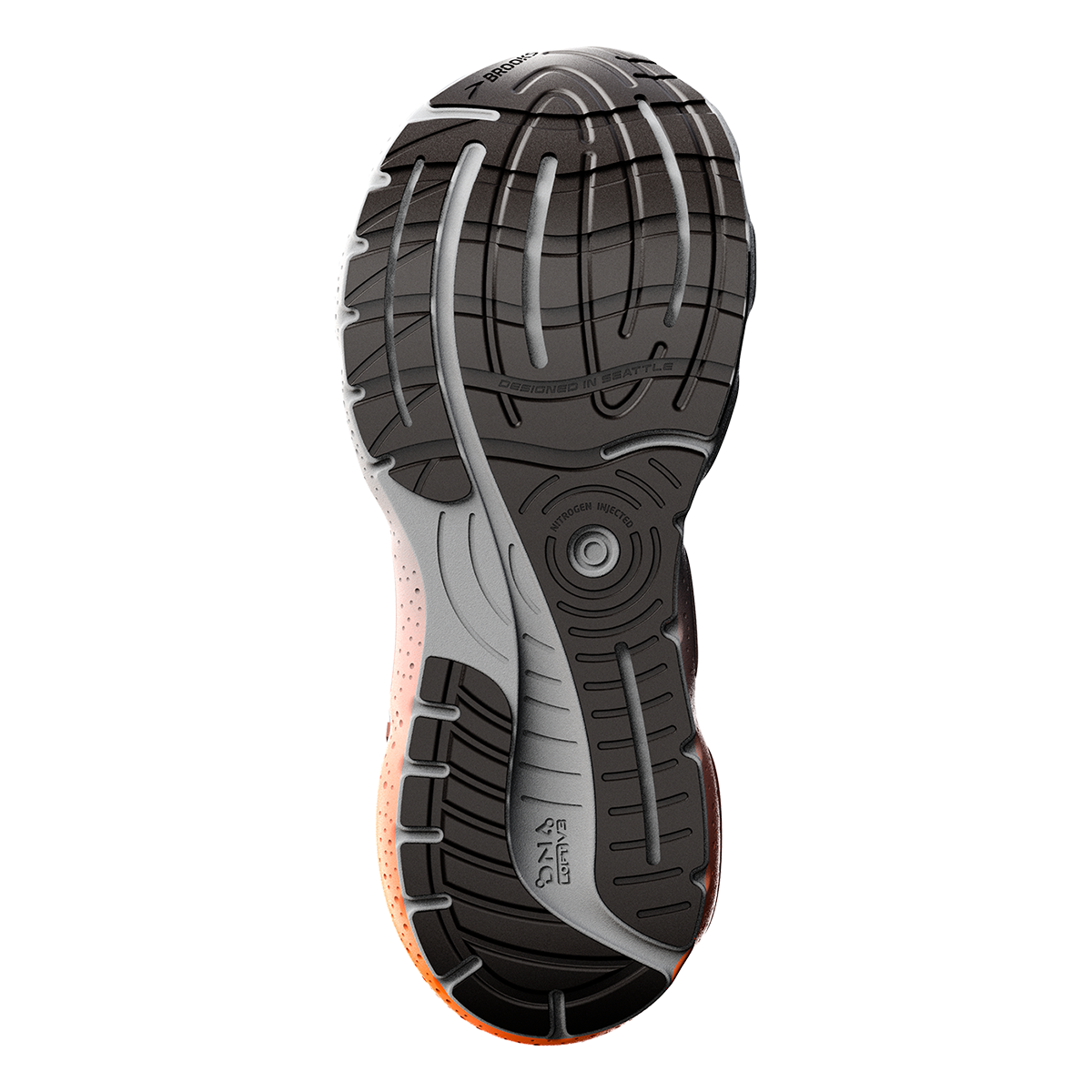 Brooks Glycerin GTS 20 - Black - Classic Blue - Orange