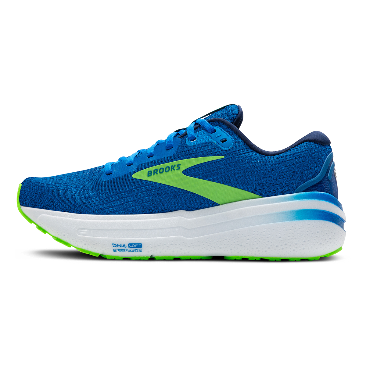 Brooks Ghost Max 2 - Dutch Blue - Green Gecko - Peacoat