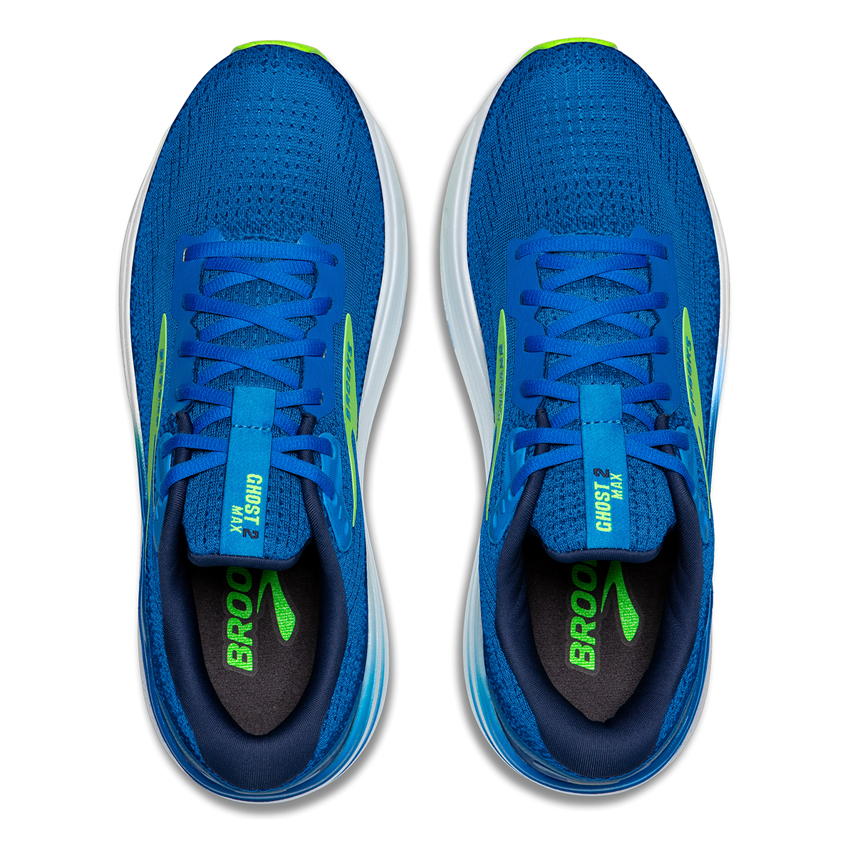 Brooks Ghost Max 2 - Dutch Blue - Green Gecko - Peacoat
