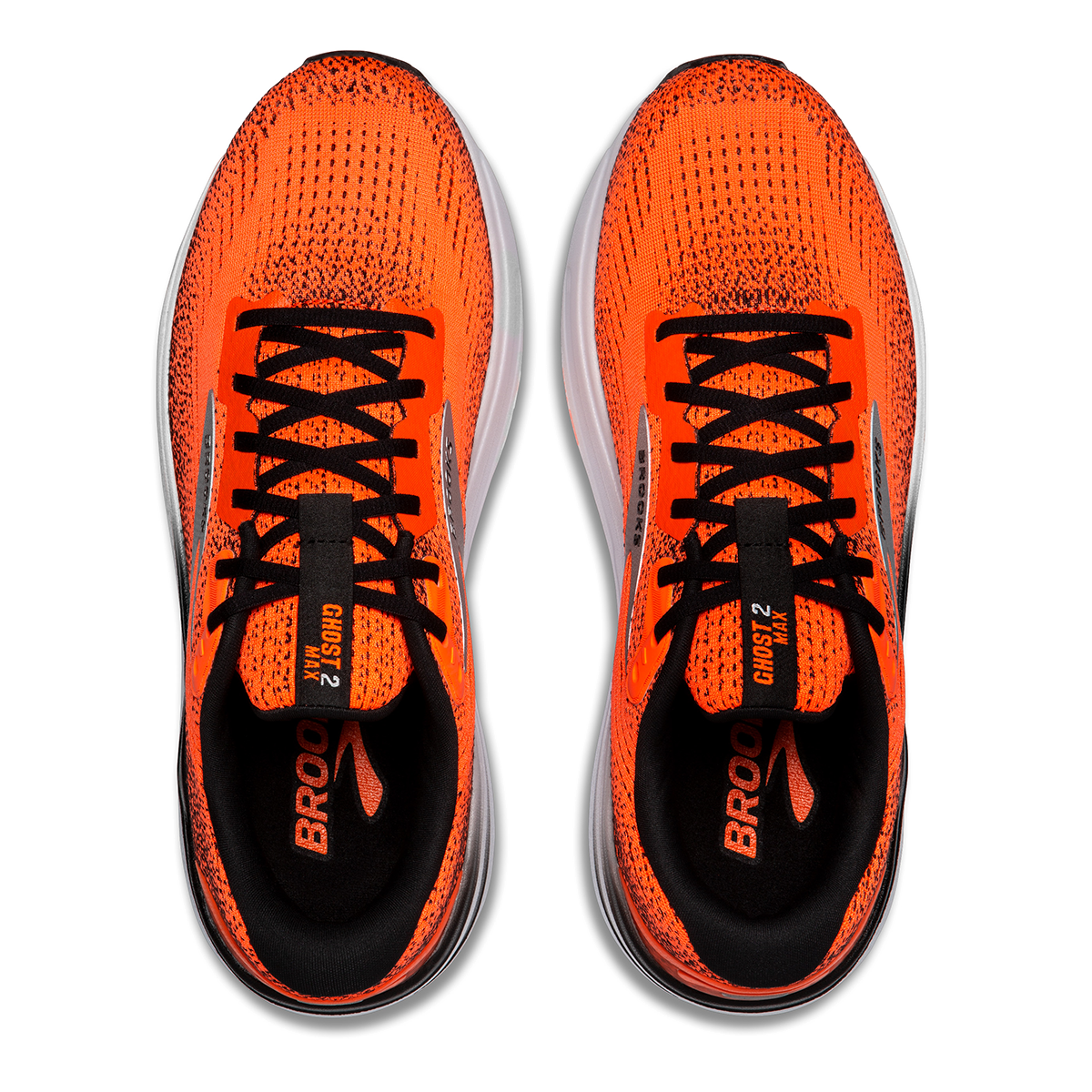 Brooks Ghost Max 2 - Orange - Orange - Black