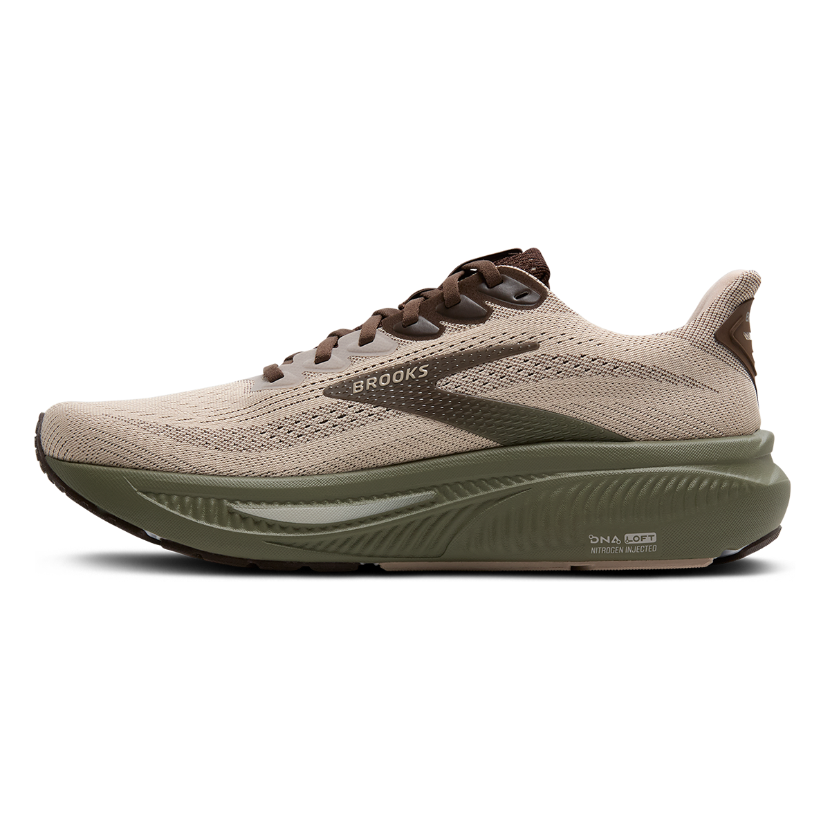 Brooks Ghost 17 Chateau Gray - Brown - Olive