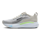 Brooks Adrenaline GTS 25 stability running shoe in Oyster/Green Gecko/Blue, medial view