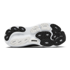 Brooks Adrenaline GTS 25 stability running shoe in Black/Grey/White, outsole view