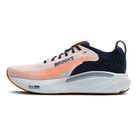 Brooks Adrenaline GTS 25 men's stability running shoe in White/Spellbound/Orange, medial view