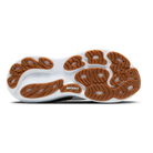 Brooks Adrenaline GTS 25 stability running shoe in White/Black/White, outsole view