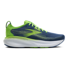 Brooks Adrenaline GTS 25 stability running shoe in Green/Moonlight/Phantom, lateral view