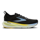 Brooks Glycerin 23 men's running shoe in Black/Cyber Yellow/Nightlife, lateral view