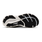Brooks Glycerin 23 men's running shoe in Black/Grey/White, outsole view