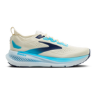 Brooks Glycerin 23 men's running shoe in coconut/Navy/Blue/ lateral view