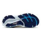 Brooks Glycerin 23 men's running shoe in coconut/Navy/Blue/ outsole view