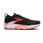 Brooks Glycerin Flex men's running shoe in Black/Orange, lateral view