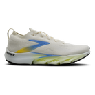 Brooks Glycerin Flex men's running shoe in White/Cyber Yellow/Nightlife, lateral view