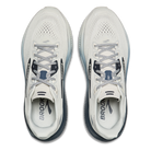 Brooks Ghost 18 running shoes in FoggyDew/BlueNights/StormGrey  top view