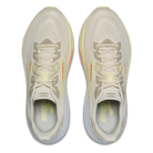 Brooks Ghost 18 running shoes in Tofu/ Eucalyptus/Lemonade top view