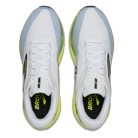 Brooks Ghost Amp men's running shoes in White/Blue/Nightlife, top view
