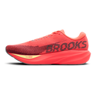 Brooks Ghost Amp men's running shoe in Flame/Slate/Yellow, medial view
