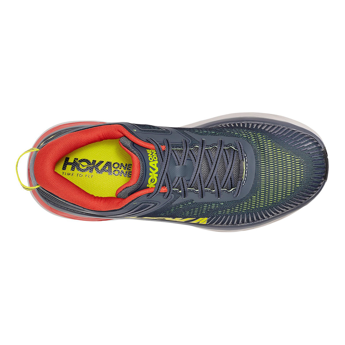 Hoka Bondi 7 - Turbulence - Chili