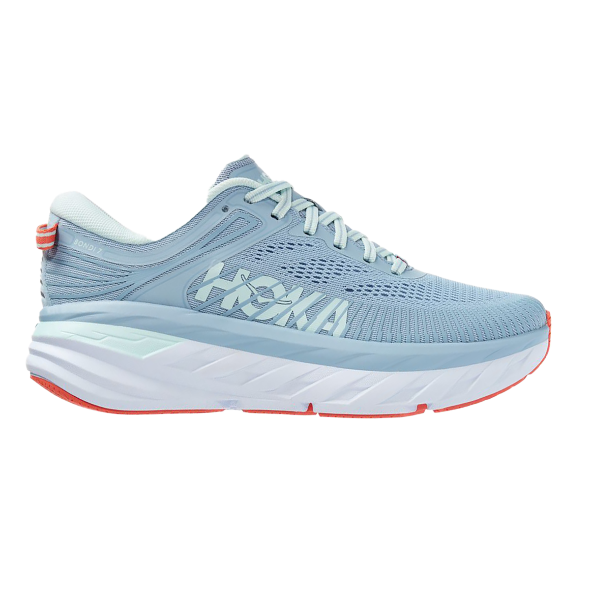 Hoka Bondi 7 - Blue Fog - Blue Glass