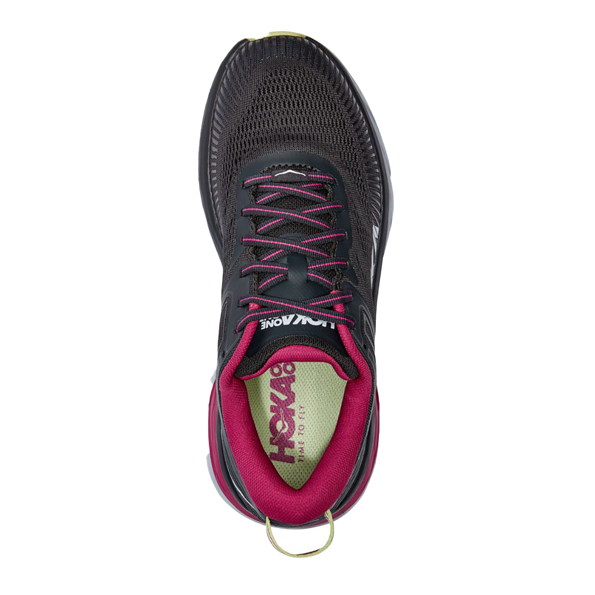 Hoka Bondi 7 - Blue Graphite - Festival Fuchsia