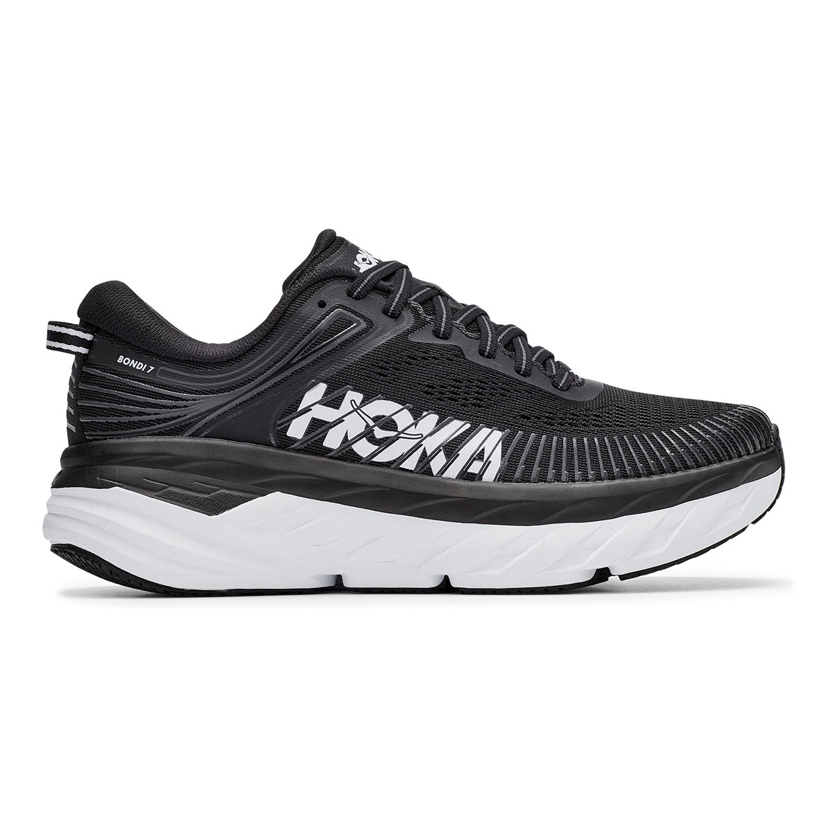 Hoka Bondi 7 - Black - White