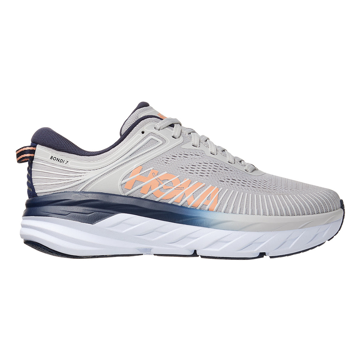 Hoka Bondi 7 - Lunar Rock - Black Iris