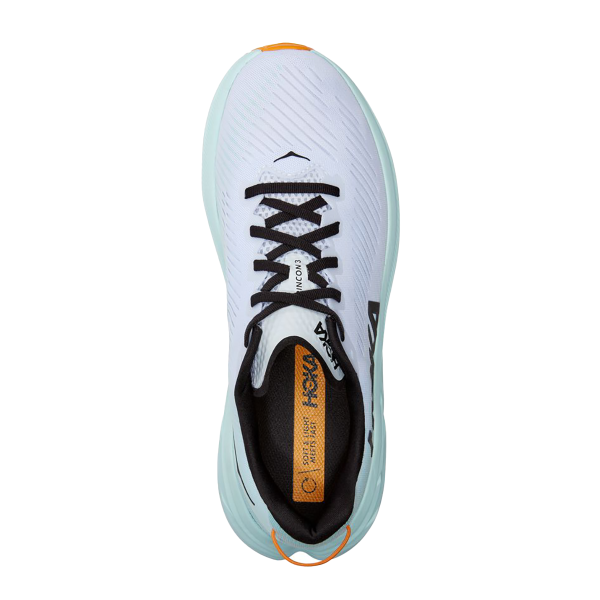 Hoka Rincon 3 - White - Blue Glass