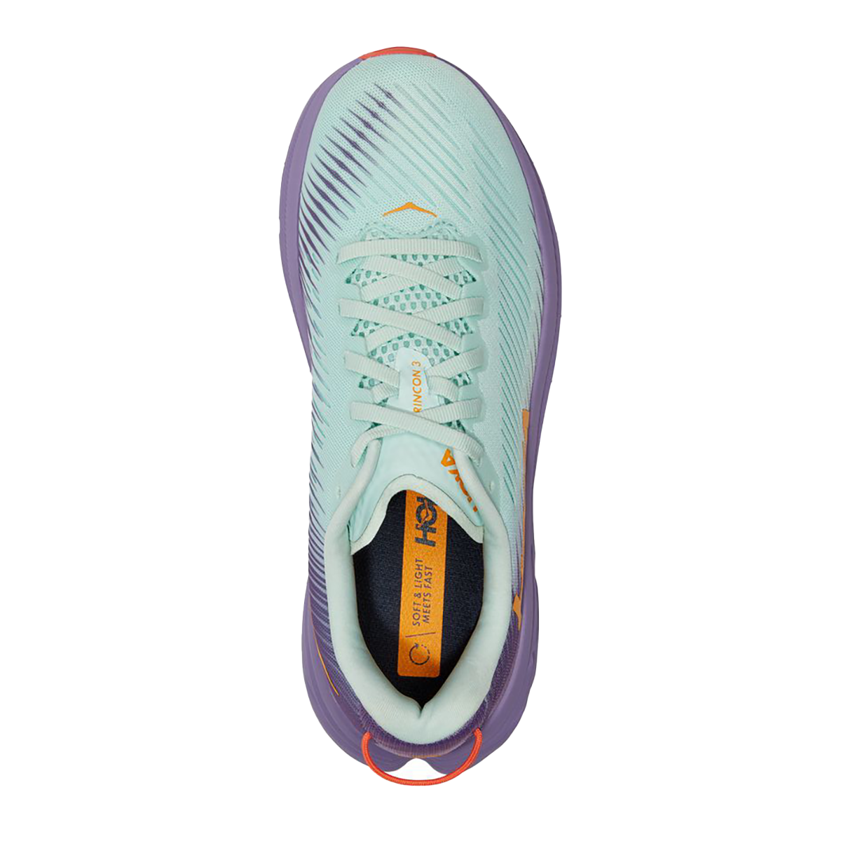 Hoka Rincon 3 - Blue Glass - Chalk Violet