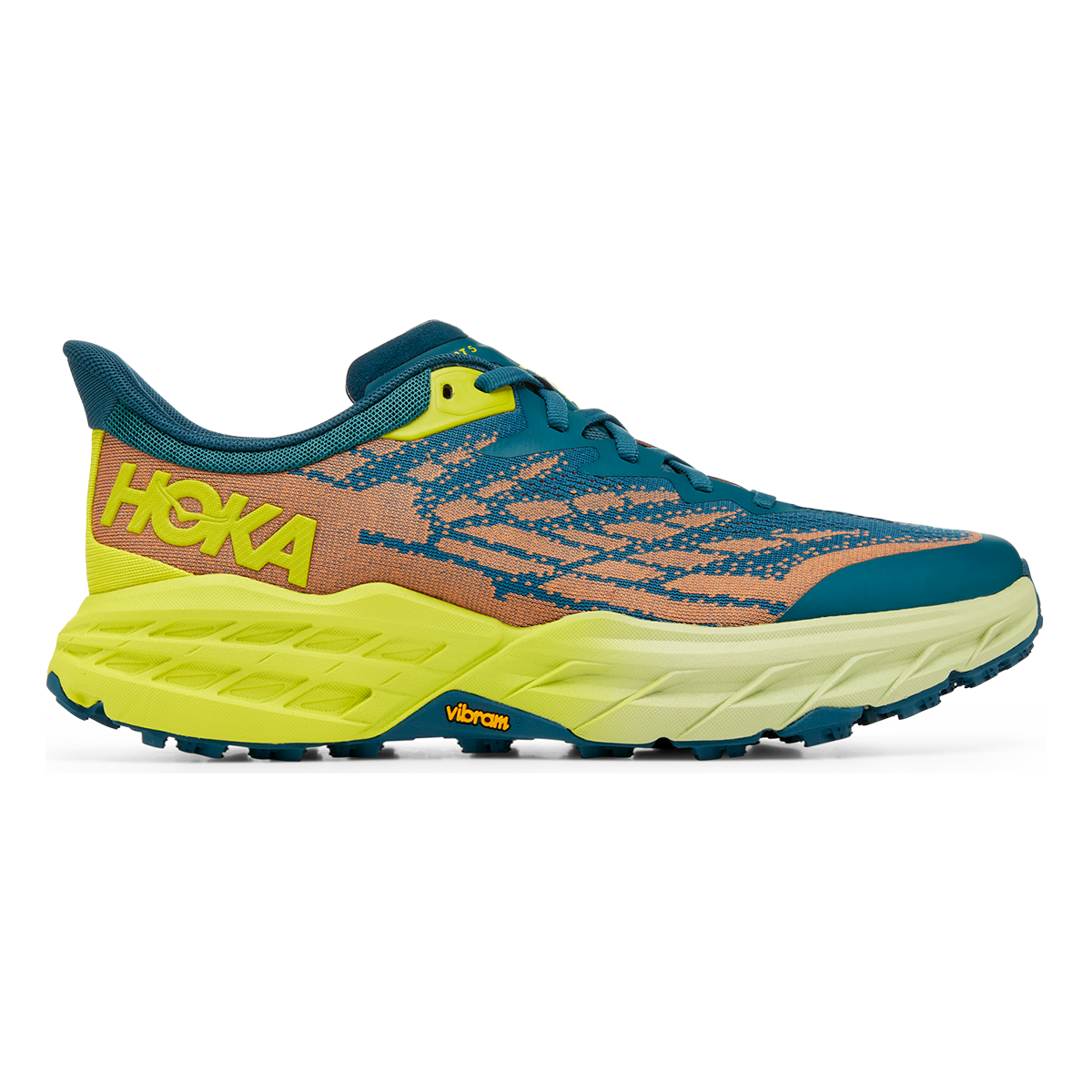Hoka Speedgoat 5 - Blue Coral - Evening Primrose