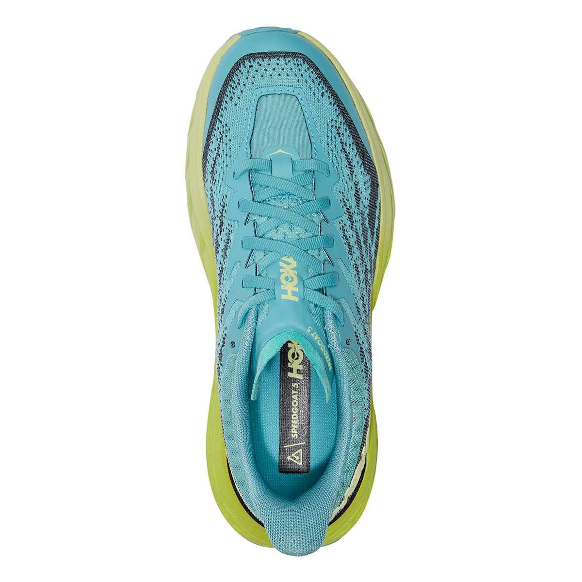 Hoka Speedgoat 5 - Coastal Shade - Green Glow