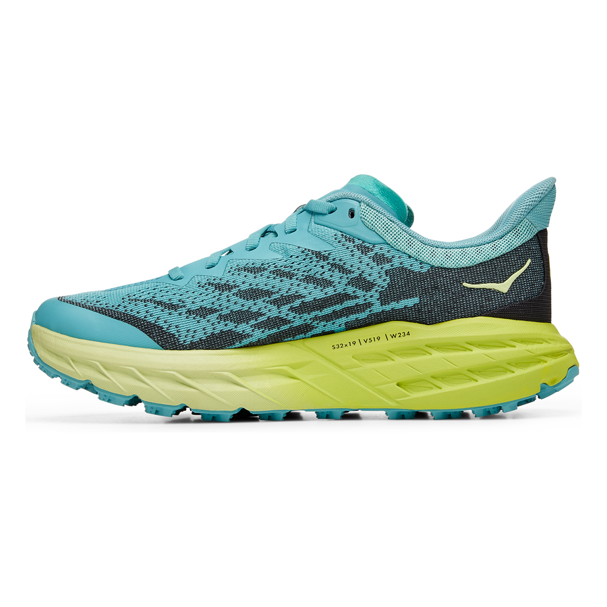Hoka Speedgoat 5 - Coastal Shade - Green Glow