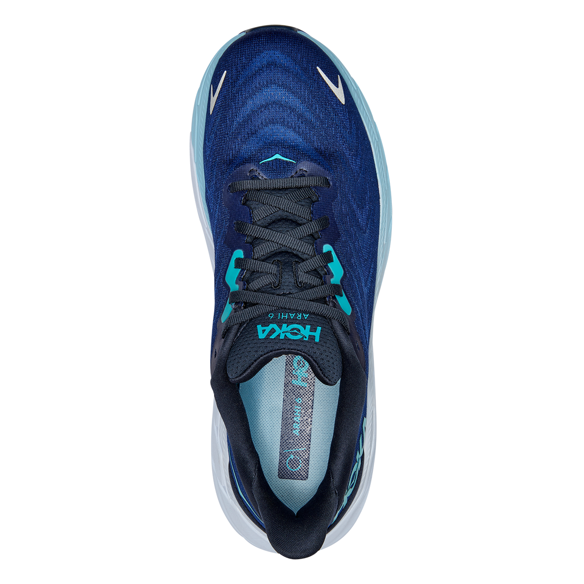 Hoka Arahi 6 - Outer Space - Bellwether Blue