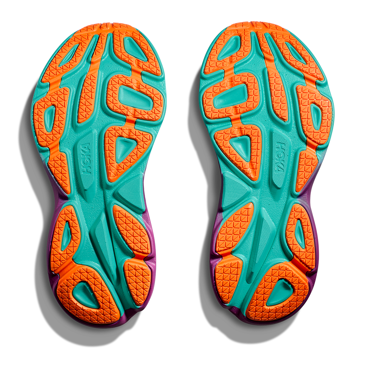 Hoka Bondi 8 - Electric Aqua - Black