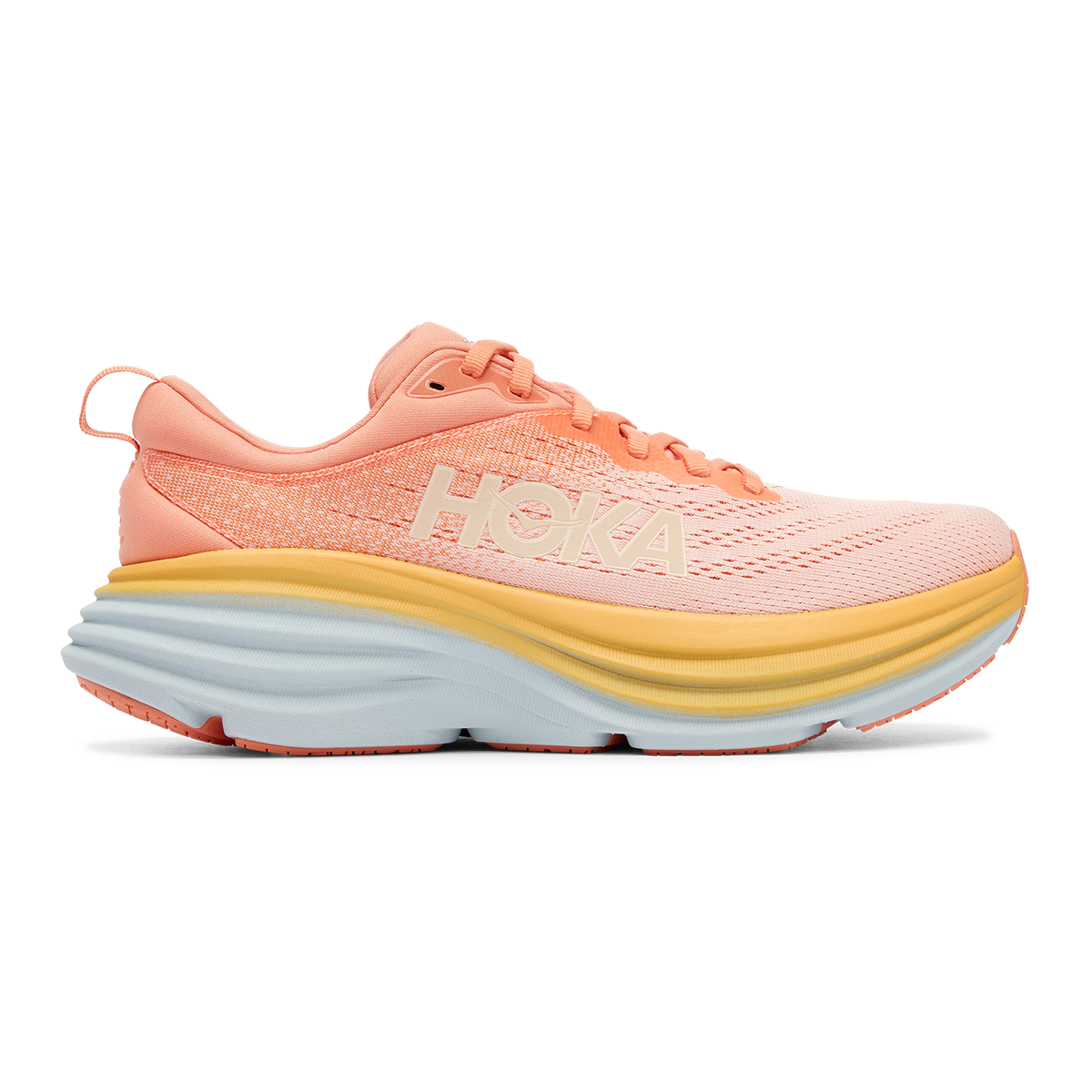 Hoka Bondi 8 - Shell Coral - Peach Parfait – Fit2Run