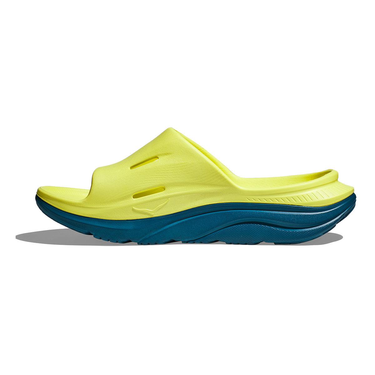 Hoka Ora Recovery Slide 3 - Evening Primrose - Deep Lagoon
