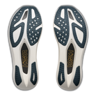 HOKA Rocket X 3 unisex racing shoes in Frost/Faded Navy, outsole view