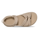 Teva Tirra Sport women's sandals in Oyster Grey, top view