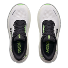HOKA Arahi 9 men's stability running shoe in Frost/Black, top view