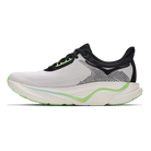 HOKA Arahi 9 men's stability running shoe in Frost/Black, medial view