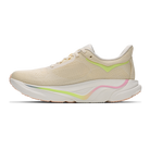 HOKA Arahi 9 women's stability running shoe in Vintage Yellow/Alabaster, medial view
