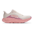 HOKA Clifton 11 women's running shoes in Rose Cream/Dewy Pink, lateral view