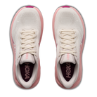 HOKA Clifton 11 women's running shoes in Rose Cream/Dewy Pink, top view