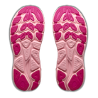 HOKA Clifton 11 women's running shoes in Rose Cream/Dewy Pink, outsole view