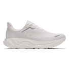 HOKA Arahi 9 women's stability running shoe in White/White, lateral view